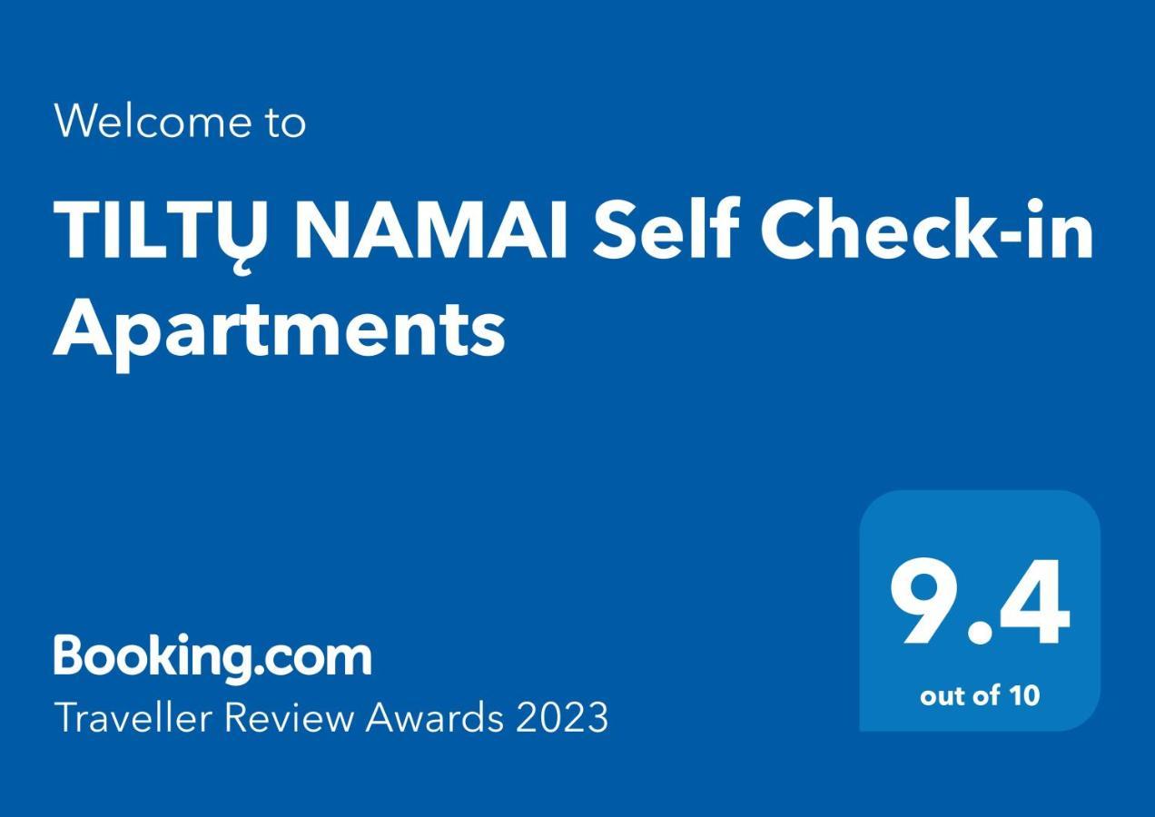 TILTŲ NAMAI Self Check-in Apartments 克莱佩达 外观 照片